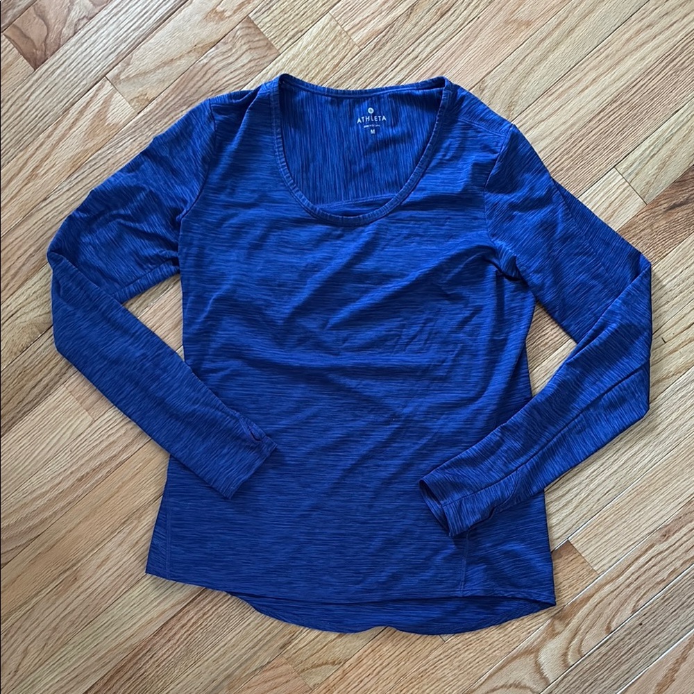 Athleta Women's Blue Long Sleeve Top